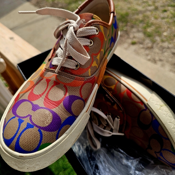 Coach Multicolor Patterned Flats - Picture 5 of 5